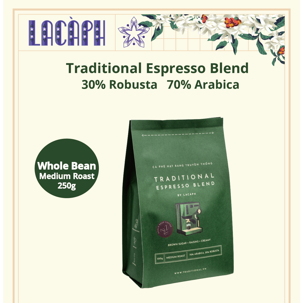 Traditional Espresso Blend -Whole Bean